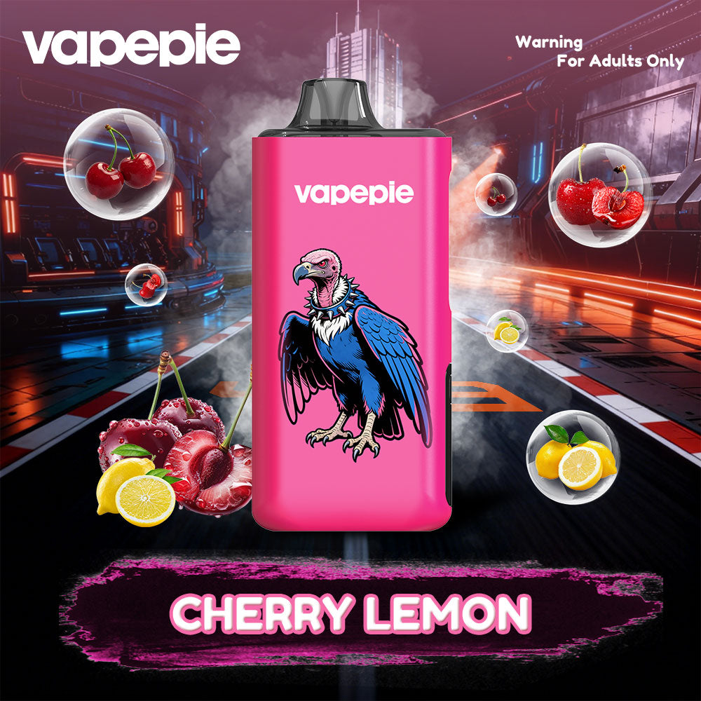 🔒 CHERRY LEMON | VAPEPIE PRO 40000 PUFFS UPGRADED EDITION | Upgraded Designs with Limited IP Editions