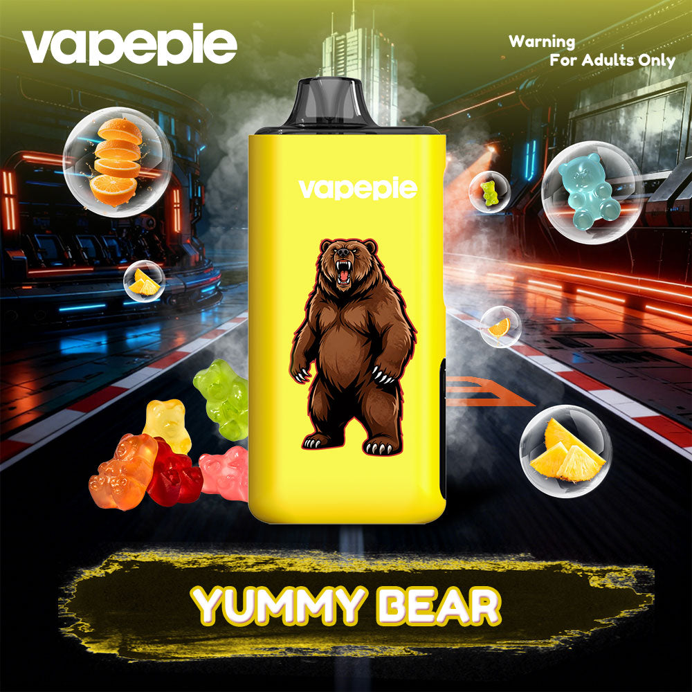 🔒 YUMMY BEAR | VAPEPIE PRO 40000 PUFFS UPGRADED EDITION | Upgraded Designs with Limited IP Editions