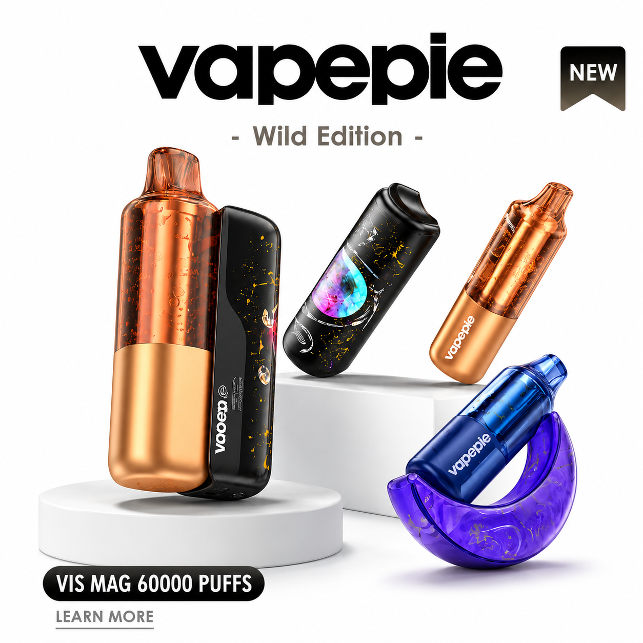 STRAWBERRY KIWI-VIS MAG 60000 PUFFS+Pod combo pack