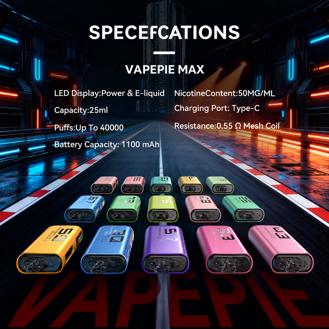SOUR APPLE ICE | VAPEPIE MAX 40000 PUFFS