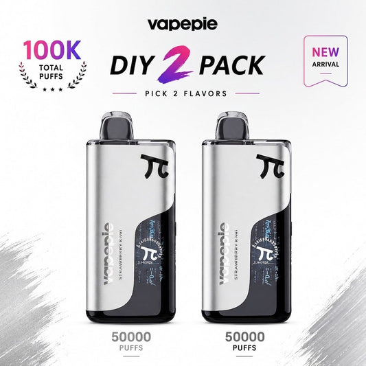 🔮DIY 2 PACK☛PICK 2 FLAVORS VAPEPIE 50000+50000